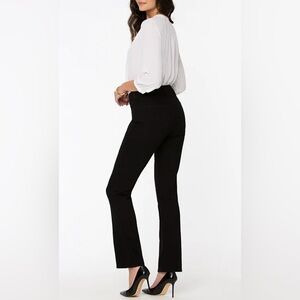 NEW! NYDJ Marilyn Straight Jeans Size 10 Black Lift Tuck High Rise $119 Retail
